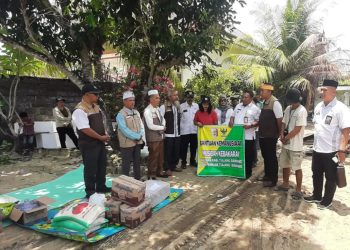 FKUB Tulang Bawang Salurkan Bantuan Korban Kebakaran di Banjar Dewa