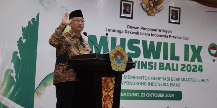 DPW LDII Provinsi Bali melaksanakan musyawarah wilayah (Muswil), yang digelar di Puspem Badung, pada Rabu (23/10). Foto: LINES