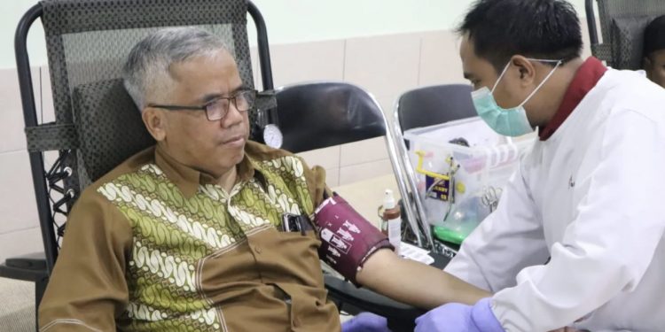 DPD LDII Kota Bandung menggelar kegiatan donor darah pada Sabtu (5/10). Foto: LINES.
