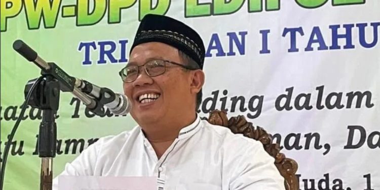 Ketua DPW LDII Lampung, Aditya, menyampaikan pentingnya menjaga kondusivitas menjelang pelaksanaan Pilkada Serentak 2024. Foto: LINES.