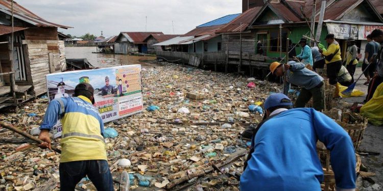 DPW LDII Kalimantan Tengah (Kalteng) mendukung “Aksi Kolaborasi Peduli Lingkungan Hidup”. Foto: LINES.