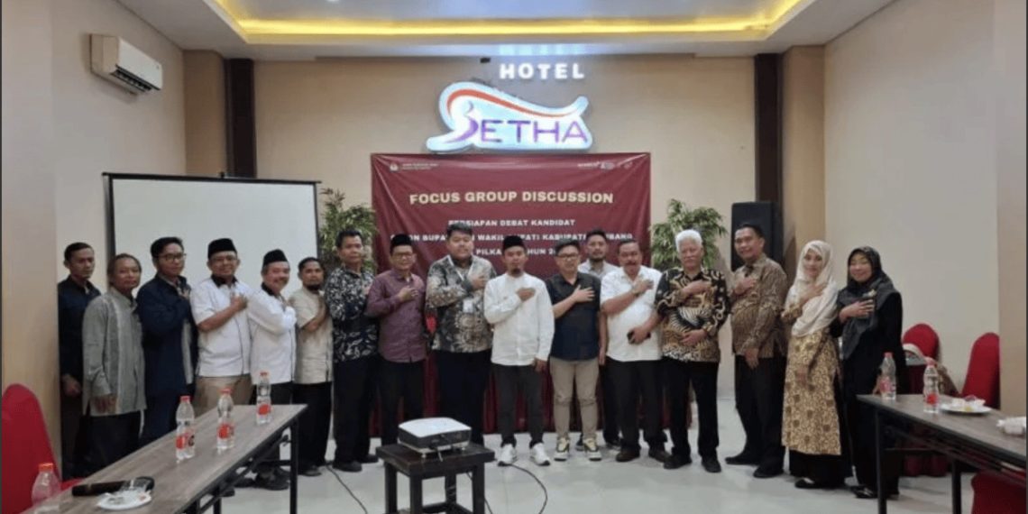 Pengurus DPD LDII Kabupaten Subang menghadiri FGD terkait persiapan debat calon Bupati dan Wakil Bupati Subang periode 2025-2029. Foto: LINES.