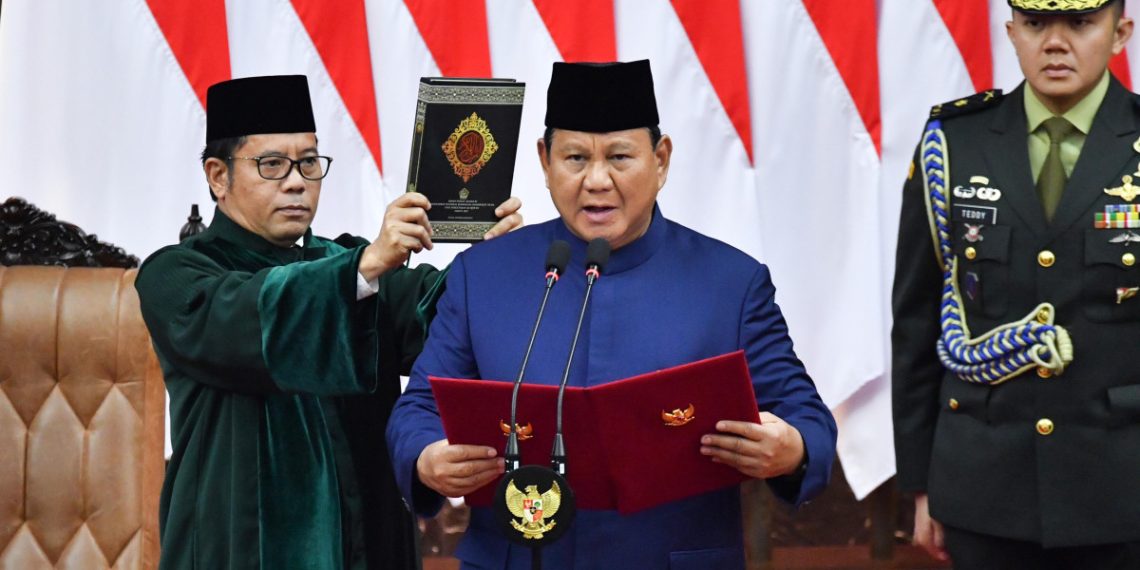 Prabowo Subianto resmi menjabat sebagai Presiden Republik Indonesia masa bakti 2024-2029. Foto: Istimewa
