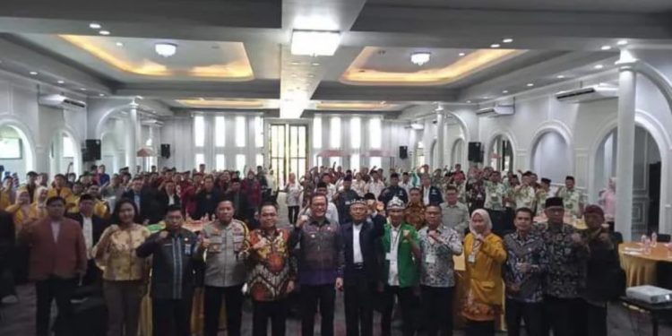 DPD LDII Kabupaten Banyuasin menghadiri undangan “Dialog Pemuda Lintas Agama” di Rid’s Hotel, Palembang, pada Kamis (31/10). Foto: LINES