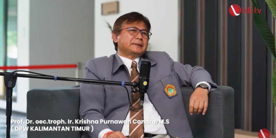 Ketua DPW LDII Kalimantan Timur, yang juga Guru Besar Universitas Mulawarman, Krishna Purnawan Candra. Foto: LINES