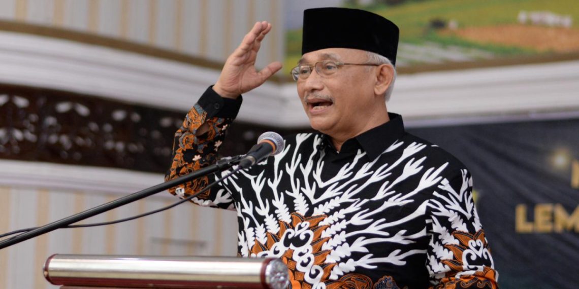 Ketum LDII KH Chriswanto Santoso saat memberikan pengarahan. Foto: LINES.