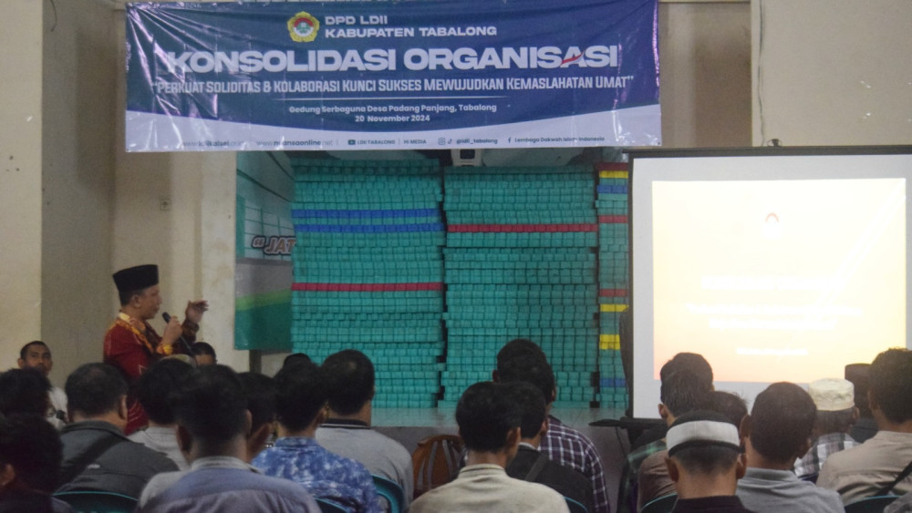 Menyongsong Pilkada serentak pada 27 November 2024, DPD LDII Kabupaten Tabalong menggelar konsolidasi organisasi di Gedung Serbaguna Laburan, Tabalong. Foto: LINES.