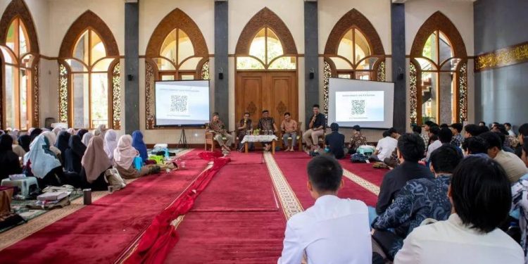 DPD LDII Sleman Barat menggelar pengajian yang bertema “Persiapan Pernikahan bagi Usia Mandiri” pada Minggu, (17/11). Foto: LINES.