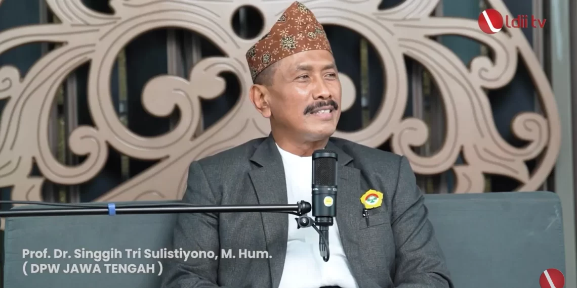 Prof. Singgih, Ketua DPW LDII Jawa Tengah. Foto: LINES