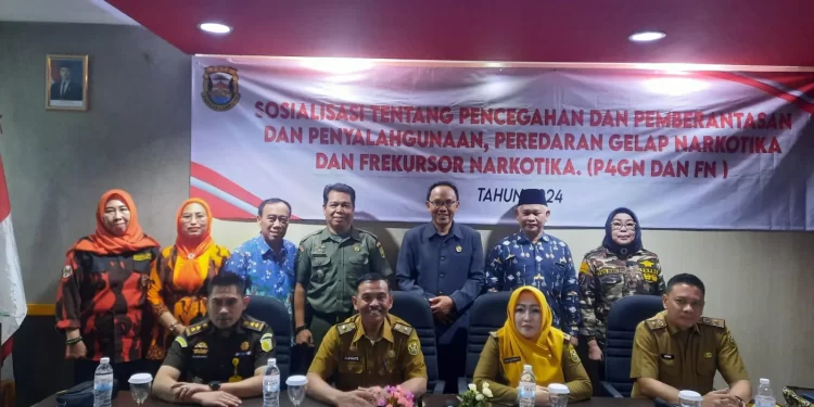 DPD LDII Bandar Lampung mengikuti “Sosialisasi Pencegahan Pemberantasan Penyalahgunaan dan Peredaran Gelap Narkotika (P4GN) Pemerintah Kota Bandar Lampung”, pada Selasa (26/11). Foto: LINES