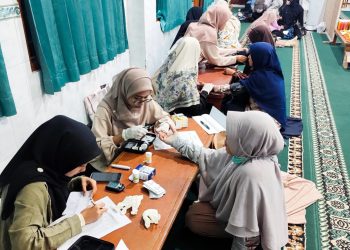 Upaya Edukasi dan Pencegahan Penyakit, LDII Klitren Gelar Pemeriksaan Kesehatan