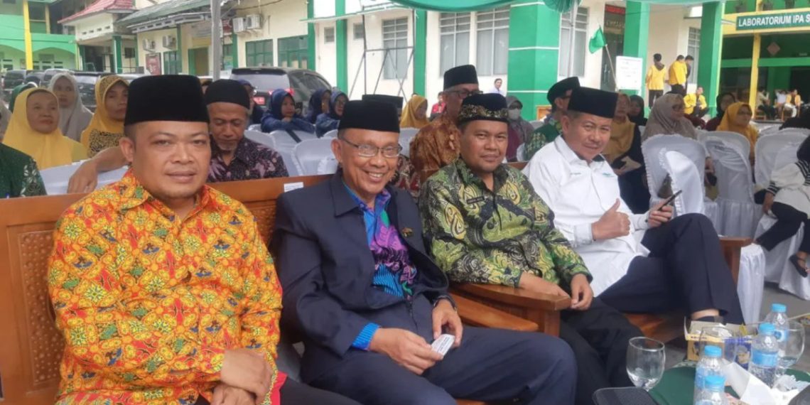 Ketua DPD LDII Bandar Lampung, Yaumil Khair menghadiri “Tabligh Akbar Milad ke-112 Muhammadiyah”. Foto: LINES
