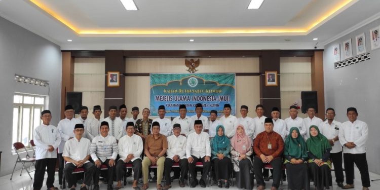 PC LDII Pedan menghadiri undangan pengajian bersama yang diinisiasi Majelis Ulama Indonesia (MUI) Kecamatan Pedan. Foto: LINES
