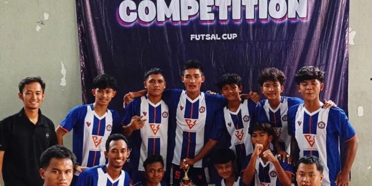 Tim futsal SMK Budi Mulia, Karawang, kembali menorehkan prestasi gemilang dengan meraih Juara 1 dalam ajang Horizon Competition. Foto: LINES