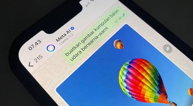 Kemunculan fitur Meta AI di WhatSapp rupanya mengundang pro dan kontra, saat salah satu anggotanya memanggil Meta AI ke dalam obrolan internal. Foto: LINES