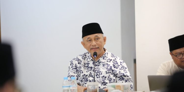 Ketum DPP LDII KH Chriswanto Santoso saat memimpin Proker DPP LDII 2025. Foto: LINES.