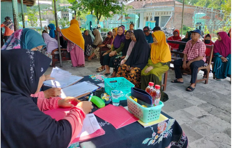 DPD LDII Kabupaten Nganjuk bekerja sama dengan Puskesmas Patianrowo menggelar kegiatan Bakti Sosial Kesehatan pada Jumat (30/11). Foto: LINES