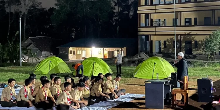 Satuan Komunitas Sekawan Persada Nusantara (Sako SPN) Cabang Bandar Lampung menghelat “Kemah Bakti Pionir” pada 7-8 Desember. Foto: LINES