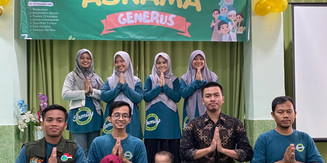 PC LDII Bogor Tengah menggelar pengajian dan evaluasi semester untuk generasi muda usia PAUD hingga remaja. Foto: LINES