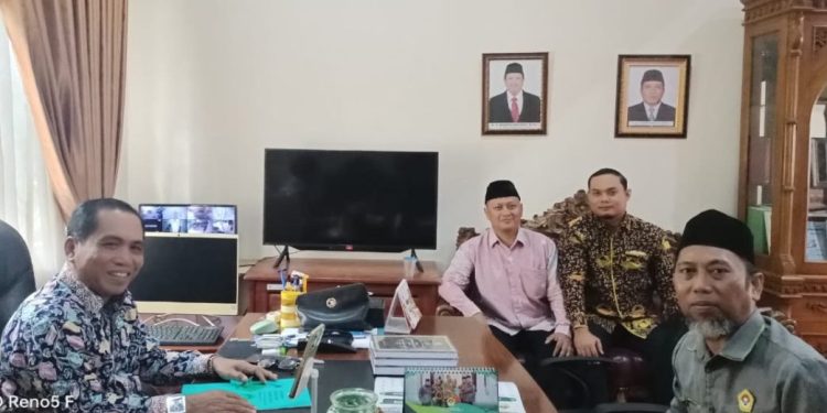 LDII Audiensi dengan Kakankemenag Tanjabbar Sampaikan Program Kerja Tahunan. Foto: LINES.