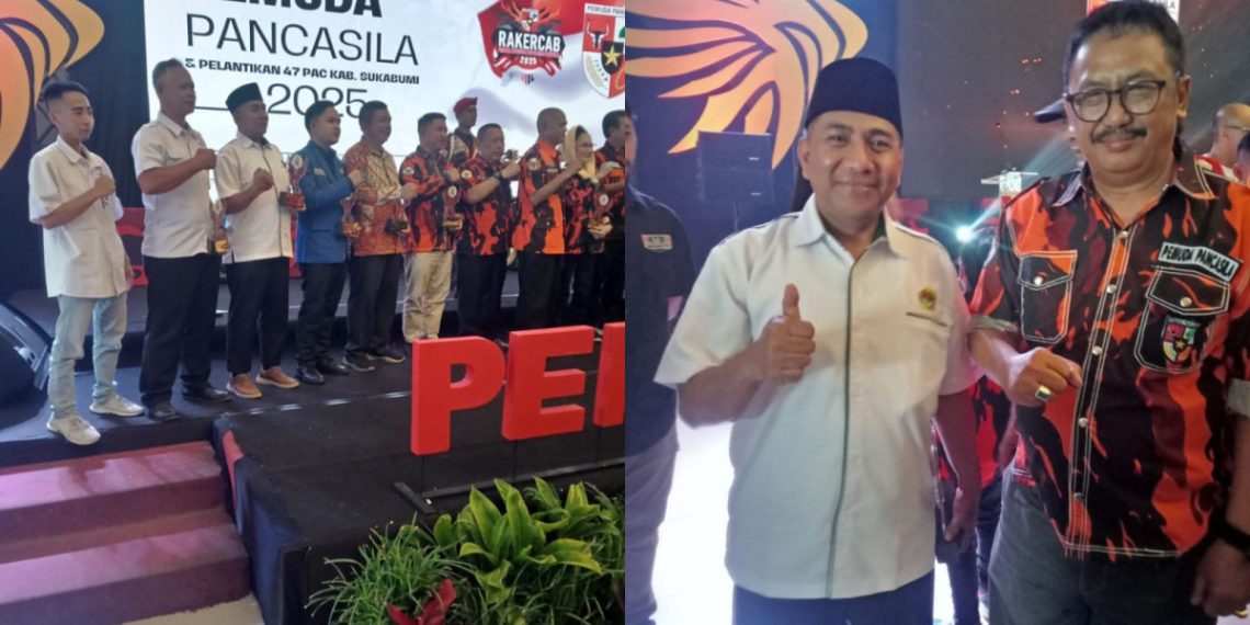 DPD LDII Kabupaten Sukabumi menghadiri Rapat Kerja Cabang (Rakercab) Pemuda Pancasila yang digelar pada Sabtu, (25/1). Foto: LINES.