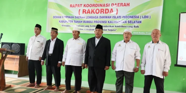 DPD LDII Kabupaten Tanah Bumbu menggelar Rapat Koordinasi Daerah (Rakorda) pada Minggu (19/1). Foto: LINES.