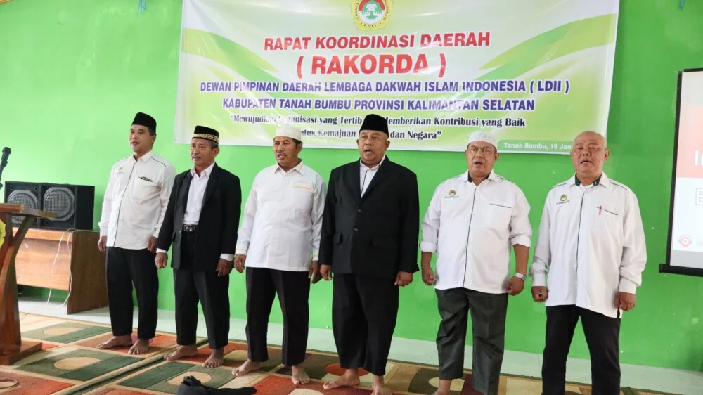 DPD LDII Kabupaten Tanah Bumbu menggelar Rapat Koordinasi Daerah (Rakorda) pada Minggu (19/1). Foto: LINES.