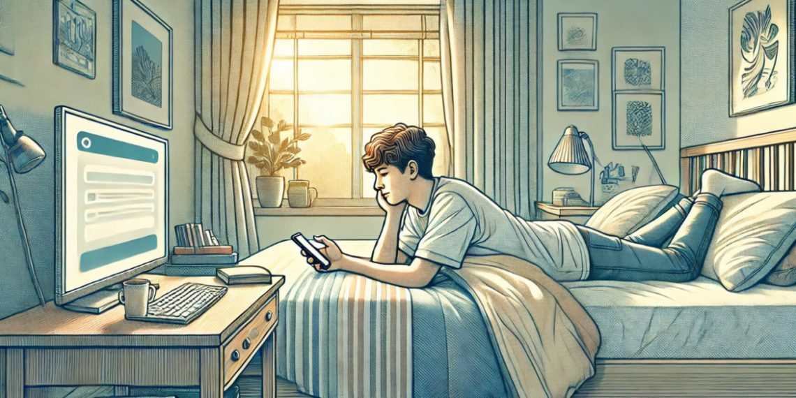 Rebahan. Ilustrasi: LINES