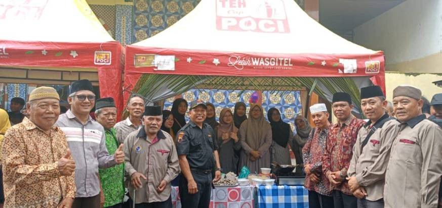 DPD LDII Kabupaten Tegal menggelar bazar UMKM di Desa Bogares Kidul, Kecamatan Pangkah. Foto: LINES.