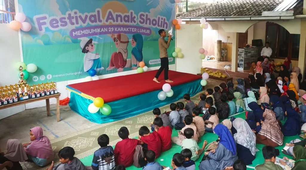 DPD LDII Kabupaten Gunungkidul menggelar Festival Anak Sholih 2024 di kompleks Masjid Nur Hidayatullah, Sumberjo, Gunungkidul, Daerah Istimewa Yogyakarta (DIY). Foto: LINES