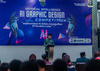 Para Siswa SMA Budi Utomo Demonstrasikan 29 Karakter Luhur dengan Desain Grafis AI