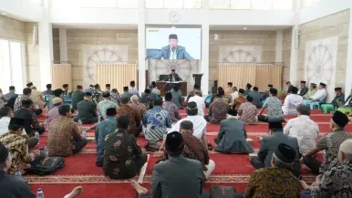 DPD LDII Jakarta Selatan menggelar koordinasi dan konsolidasi antar pengurus organisasi pada Sabtu (1/2). Foto: LINES
