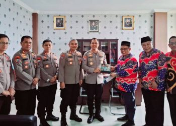 Dukung Kamtibmas, LDII Silaturahim dengan Dirbinmas Polda Lampung