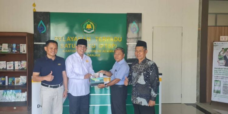 DPD LDII Kota Banjar menggelar pertemuan dengan Kantor Kementerian Agama (Kemenag) Kota Banjar, Jawa Barat. Foto: LINES.