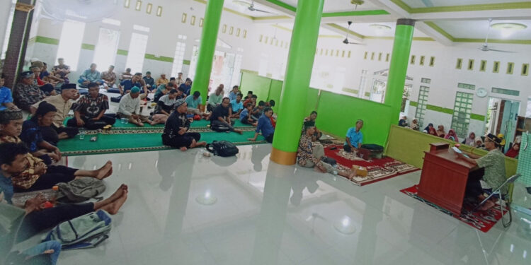 PC LDII Pangkalan Kuras, Riau menghelat pengajian dengan tema “Mempersiapkan Diri Menyambut Ramadan”. Foto: LINES.
