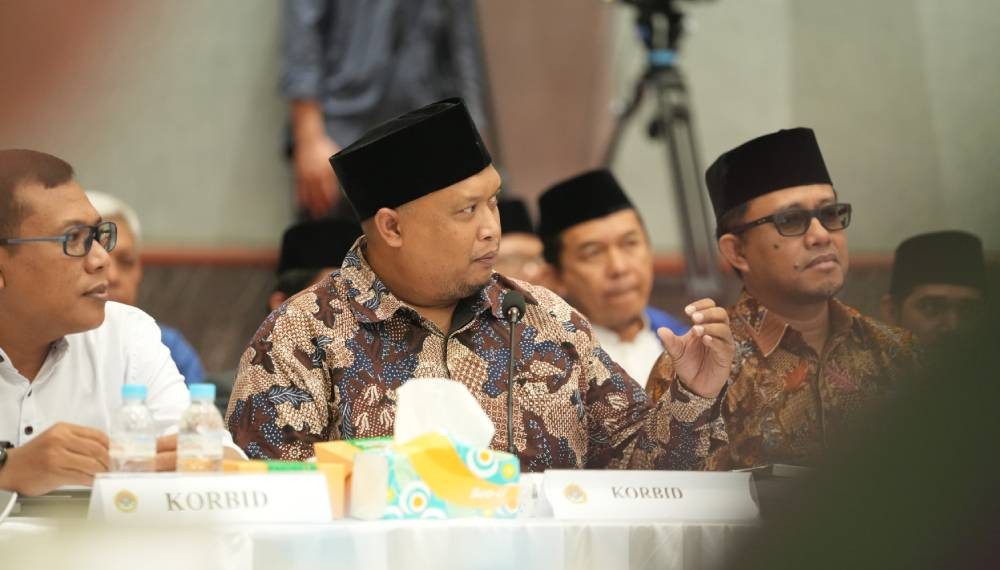 Ketua DPP LDII Bidang Komunikasi Informasi Media memaparkan program baru. Foto: LINES.