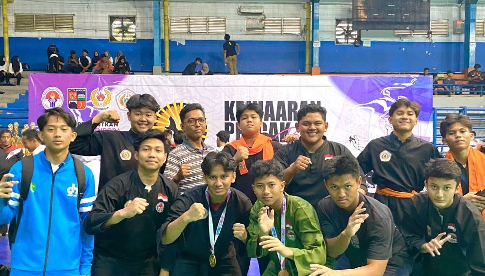Pesilat Persinas ASAD yang juga siswa Shulton Aulia Bording School (SABS) mengikuti Kompetisi Latih Tanding Pencak Silat. Foto: LINES.