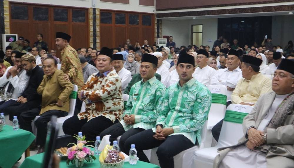 DPD LDII Kabupaten Bandung menghadiri acara Tasyakur Bin Ni’mah pelantikan Bupati dan Wakil Bupati Bandung periode 2025-2030. Foto: LINES.