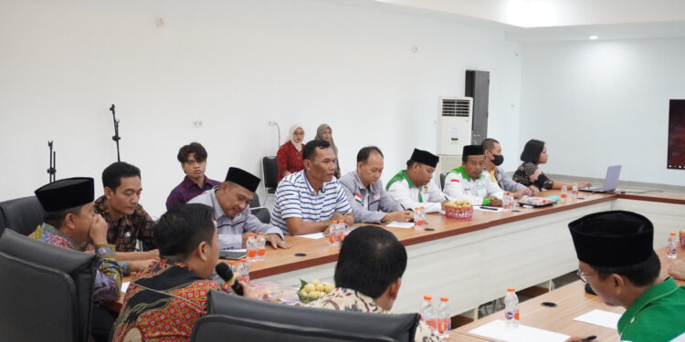DPD LDII Kabupaten Musi Banyuasin (Muba) menghadiri “Rapat Koordinasi Pengawasan Aliran Kepercayaan dan Aliran Keagamaan Kejaksaan Negeri Muba”. Foto: LINES