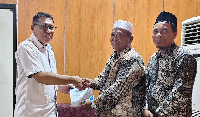 DPW LDII Maluku Utara beraudiensi ke Bakesbangpol Maluku Utara. Foto: LINES.