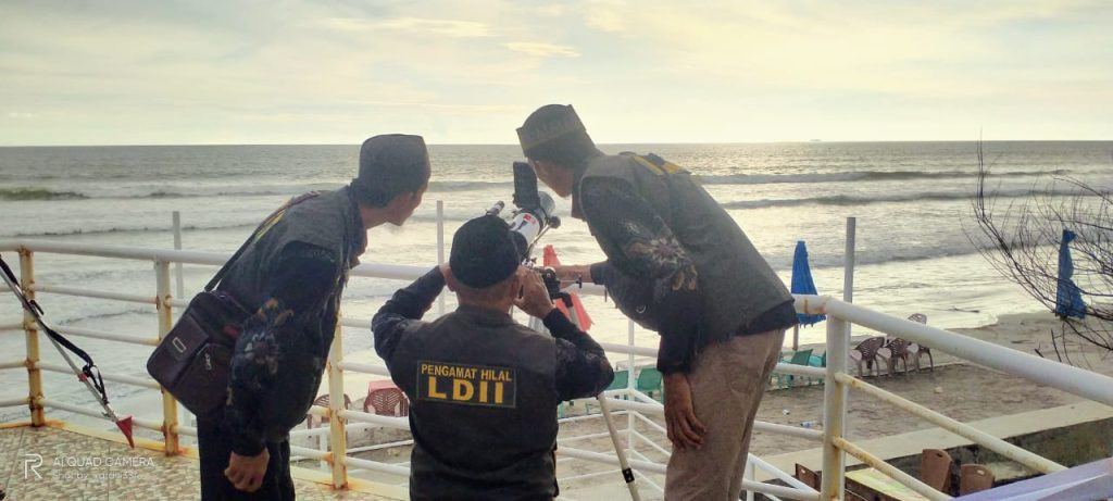Tim Rukyatul Hilal DPW LDII Bengkulu. Foto: LINES.