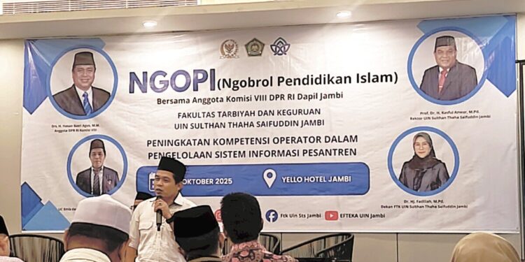 onpes Tawakkal, naungan DPW LDII Jambi menghadiri undangan “Ngobrol Pendidikan Islam”. Foto: LINES.
