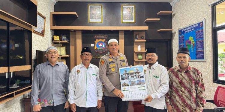 DPD LDII Agam silaturahim dengan Polres Agam, di ruangan Kapolres Agam, Sumatera Barat. Foto: LINES.