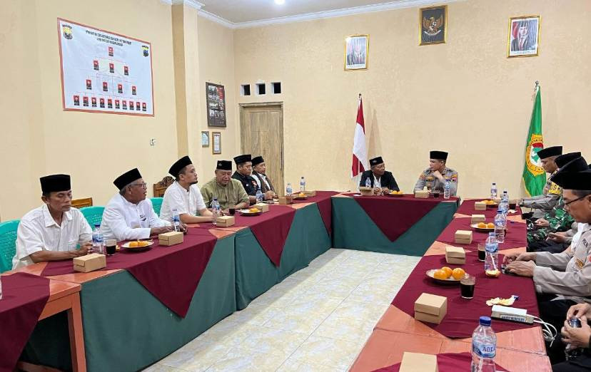DPD LDII Purbalingga menerima kunjungan Kapolres Purbalingga, AKBP Achmad Akbar. Foto: LINES.