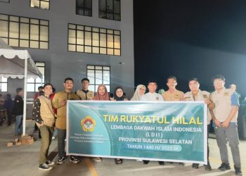 LDII Sulsel Bersama Kemenag Amati Hilal di CPI Kota Makassar