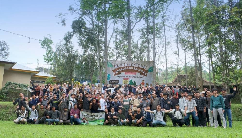 LDII Kota Salatiga menggelar “Outbound Keakraban Generus” di Pinus Kenteng Camping Ground, Sumogawe Getasan, pada Sabtu (23/2). Foto: LINES.
