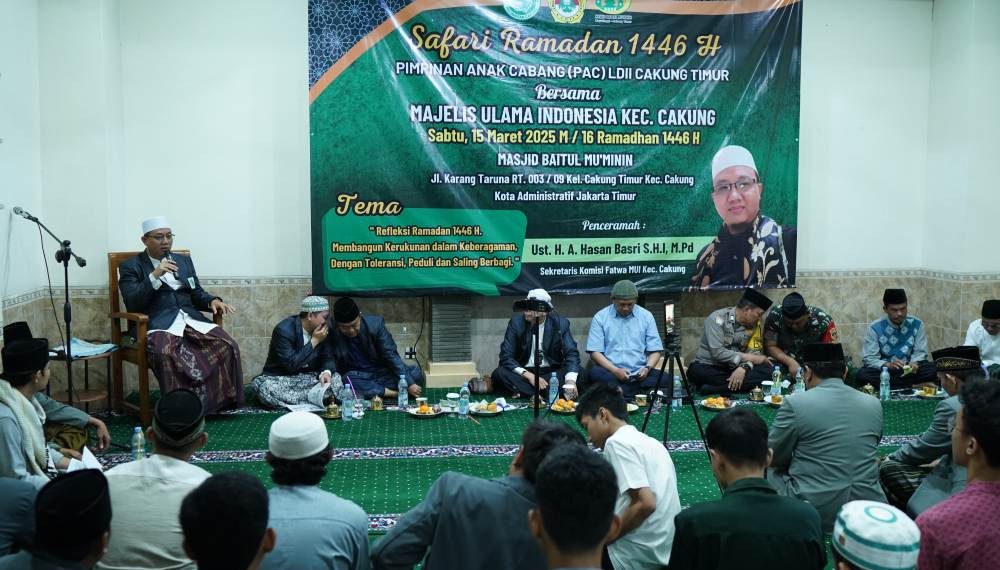 PAC LDII Cakung Timur menggelar Safari Ramadan di Masjid Baitul Mu’minin, Cakung, Jakarta Timur. Foto: LINES.