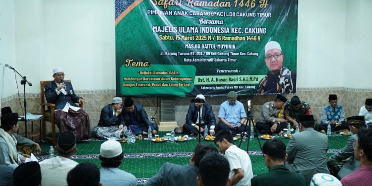 PAC LDII Cakung Timur menggelar Safari Ramadan di Masjid Baitul Mu’minin, Cakung, Jakarta Timur. Foto: LINES.