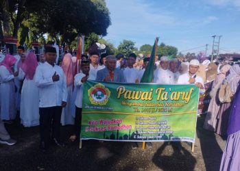 Warga LDII Bengkulu Utara Ikuti Pawai Taaruf Sambut Ramadan 1446 H