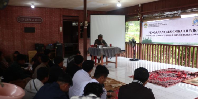 DPD LDII Kabupaten Nunukan menggelar pengajian usia nikah. Foto: LINES.